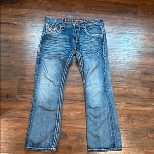 Men’s Rock Revival Bootcut Jeans